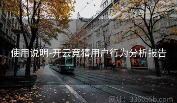 使用说明-开云竞猜用户行为分析报告