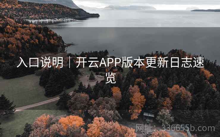 入口说明｜开云APP版本更新日志速览