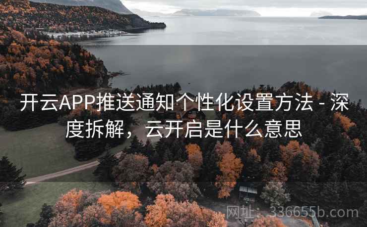 开云APP推送通知个性化设置方法 - 深度拆解，云开启是什么意思