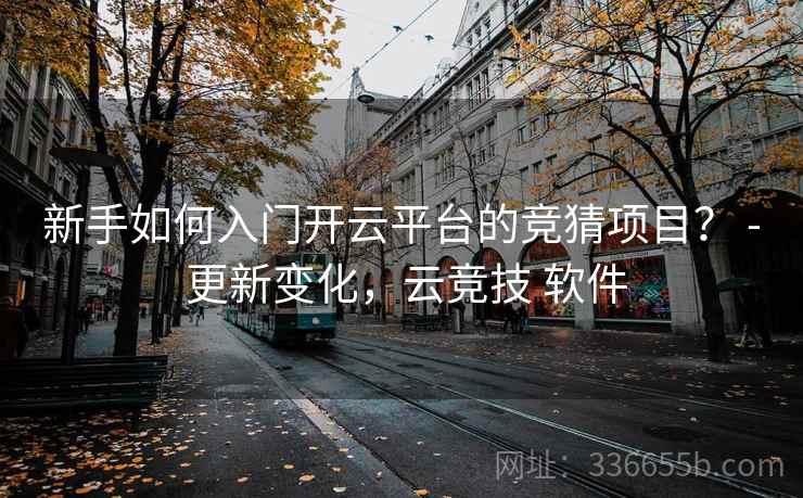 新手如何入门开云平台的竞猜项目？ - 更新变化，云竞技 软件